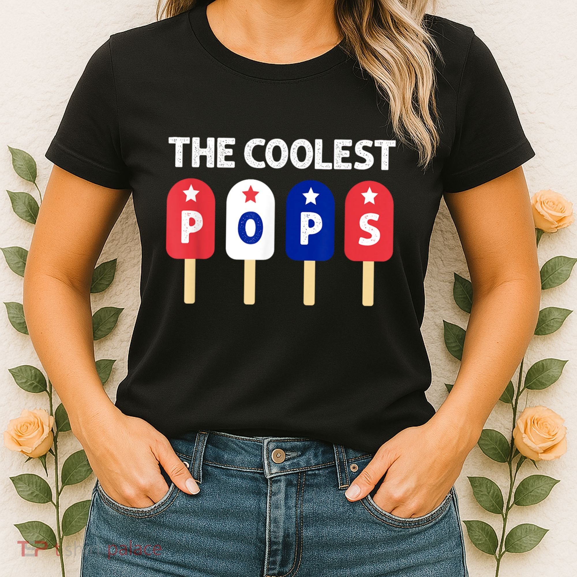 Coolest Pop Ever Popsicle Funny Retro Bomb Fathers Day Gift Women's T-Shirt