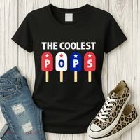 Coolest Pop Ever Popsicle Funny Retro Bomb Fathers Day Gift Women's T-Shirt thumb 3