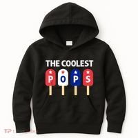 Coolest Pop Ever Popsicle Funny Retro Bomb Fathers Day Gift Kids Hoodie thumb 0