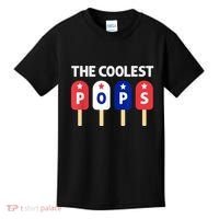 Coolest Pop Ever Popsicle Funny Retro Bomb Fathers Day Gift Kids T-Shirt thumb 0