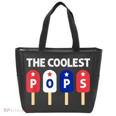 Coolest Pop Ever Popsicle Funny Retro Bomb Fathers Day Gift Tote Bag