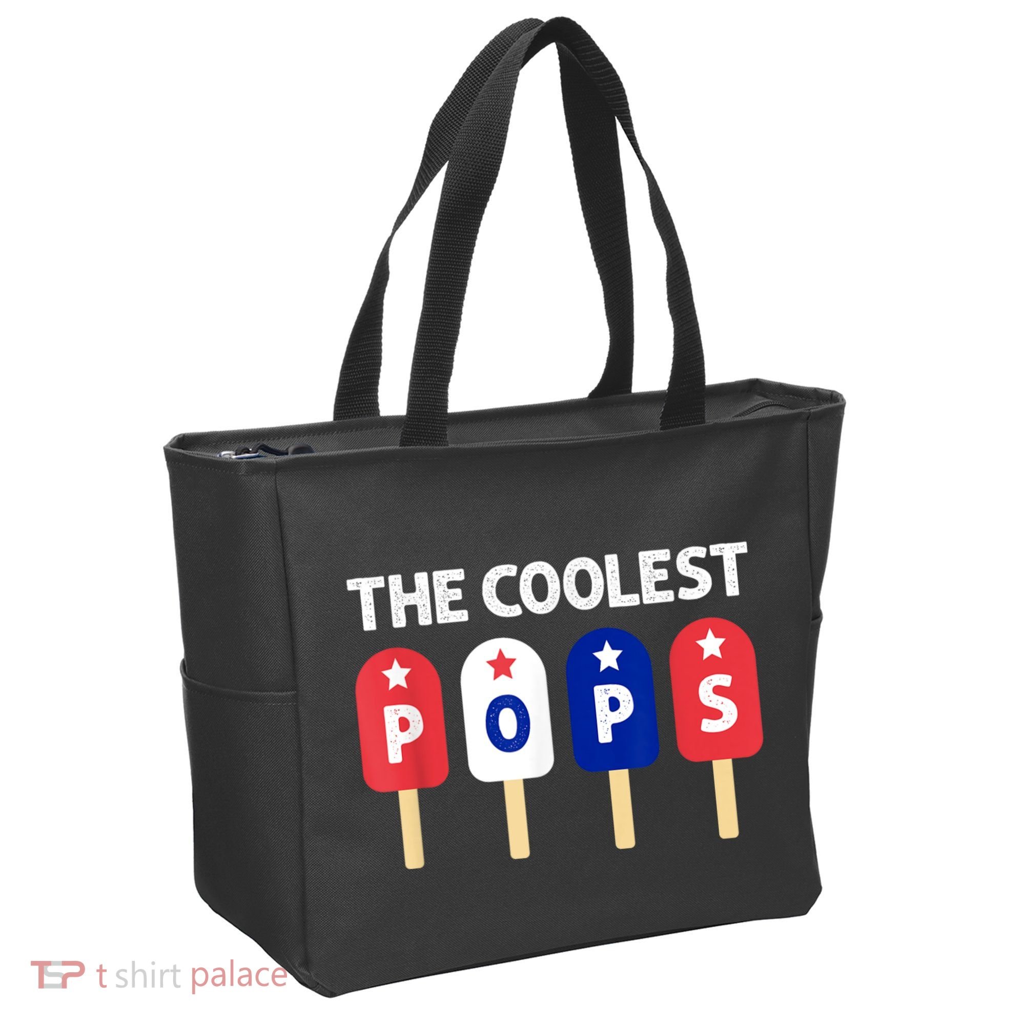 Coolest Pop Ever Popsicle Funny Retro Bomb Fathers Day Gift Tote Bag