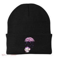 Cute Purple Elephant AlzheimerS Awareness I Will Remember Gift Beanie thumb 0