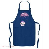 Cute Purple Elephant AlzheimerS Awareness I Will Remember Gift Apron thumb 0