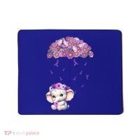 Cute Purple Elephant AlzheimerS Awareness I Will Remember Gift Mousepad thumb 0