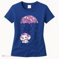 Cute Purple Elephant AlzheimerS Awareness I Will Remember Gift Women's T-Shirt thumb 0