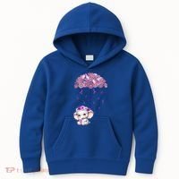 Cute Purple Elephant AlzheimerS Awareness I Will Remember Gift Kids Hoodie thumb 0