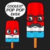 Coolest Pop Ever Popsicle Funny Retro Bomb Fathers Day Gift Women's Sweatshirt thumb 2