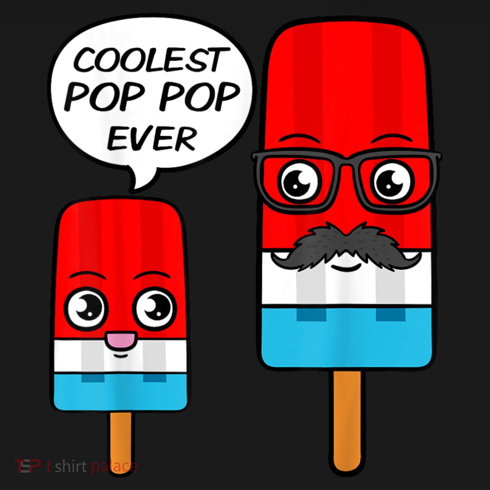 Coolest Pop Ever Popsicle Funny Retro Bomb Fathers Day Gift Doggie Tank