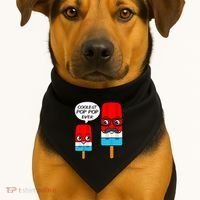 Coolest Pop Ever Popsicle Funny Retro Bomb Fathers Day Gift USA-Made Doggie Bandana thumb 1