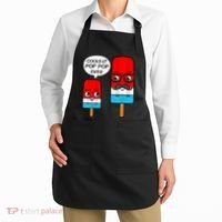 Coolest Pop Ever Popsicle Funny Retro Bomb Fathers Day Gift Apron thumb 2