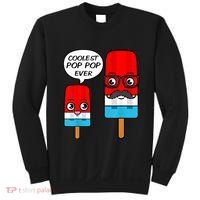 Coolest Pop Ever Popsicle Funny Retro Bomb Fathers Day Gift Sweatshirt thumb 0