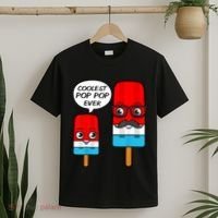 Coolest Pop Ever Popsicle Funny Retro Bomb Fathers Day Gift T-Shirt thumb 2