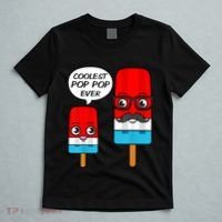 Coolest Pop Ever Popsicle Funny Retro Bomb Fathers Day Gift T-Shirt thumb 5