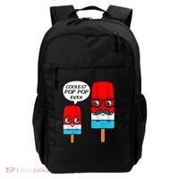 Coolest Pop Ever Popsicle Funny Retro Bomb Fathers Day Gift Backpack thumb 0
