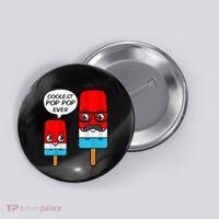 Coolest Pop Ever Popsicle Funny Retro Bomb Fathers Day Gift Button thumb 0