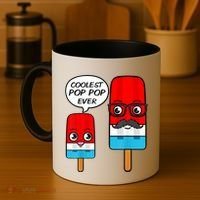 Coolest Pop Ever Popsicle Funny Retro Bomb Fathers Day Gift Coffee Mug thumb 4