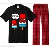 Coolest Pop Ever Popsicle Funny Retro Bomb Fathers Day Gift Pajama Set thumb 0