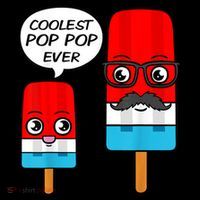 Coolest Pop Ever Popsicle Funny Retro Bomb Fathers Day Gift Ornament thumb 1