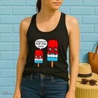 Coolest Pop Ever Popsicle Funny Retro Bomb Fathers Day Gift Women's Tank Top thumb 2