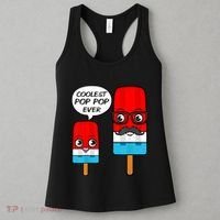Coolest Pop Ever Popsicle Funny Retro Bomb Fathers Day Gift Women's Tank Top thumb 3