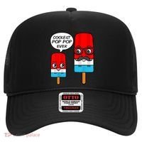 Coolest Pop Ever Popsicle Funny Retro Bomb Fathers Day Gift Hat thumb 0