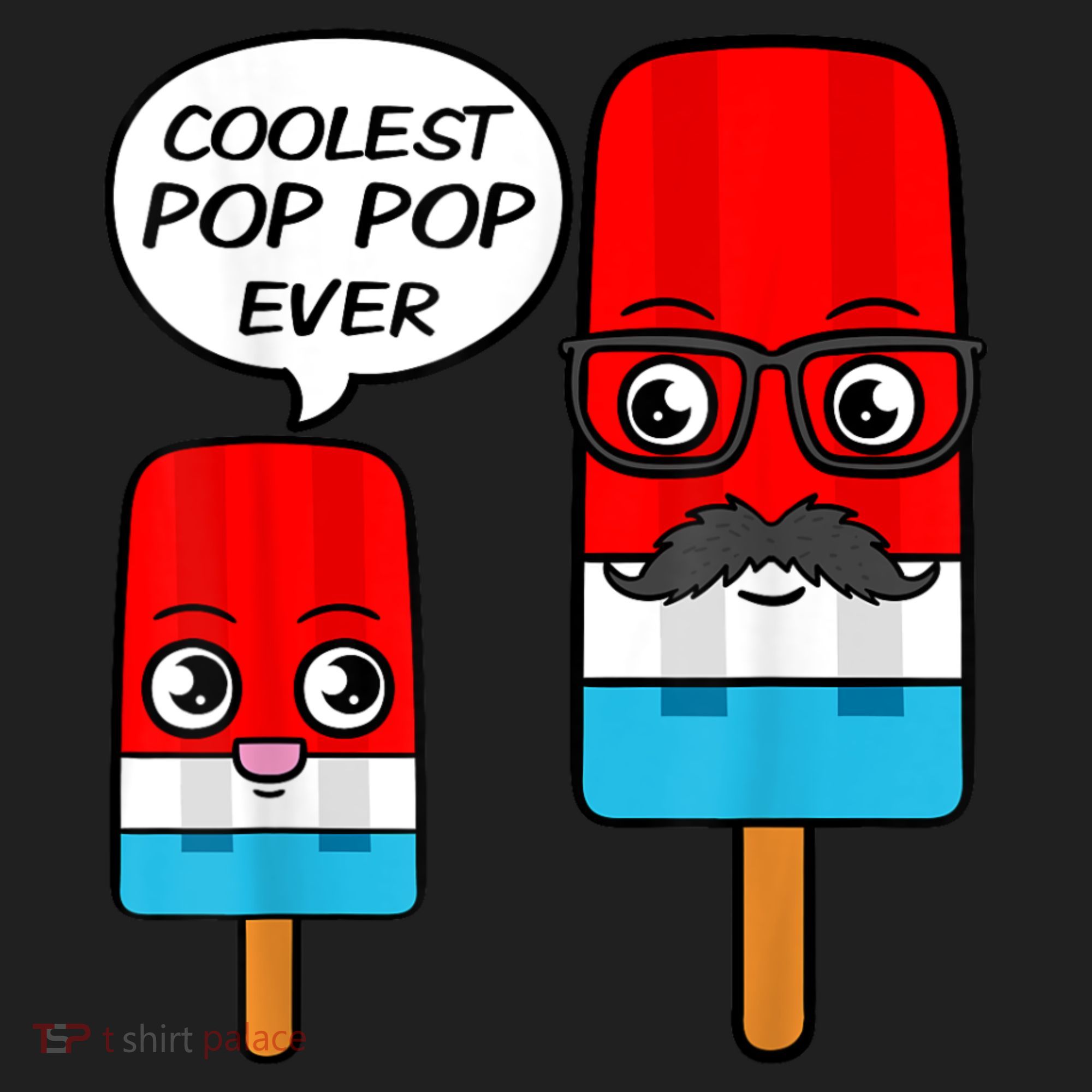 Coolest Pop Ever Popsicle Funny Retro Bomb Fathers Day Gift Hat