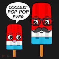 Coolest Pop Ever Popsicle Funny Retro Bomb Fathers Day Gift Toddler Hoodie thumb 2