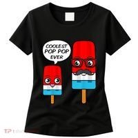 Coolest Pop Ever Popsicle Funny Retro Bomb Fathers Day Gift Women's T-Shirt thumb 0