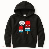 Coolest Pop Ever Popsicle Funny Retro Bomb Fathers Day Gift Kids Hoodie thumb 0