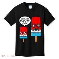 Coolest Pop Ever Popsicle Funny Retro Bomb Fathers Day Gift Kids T-Shirt thumb 0