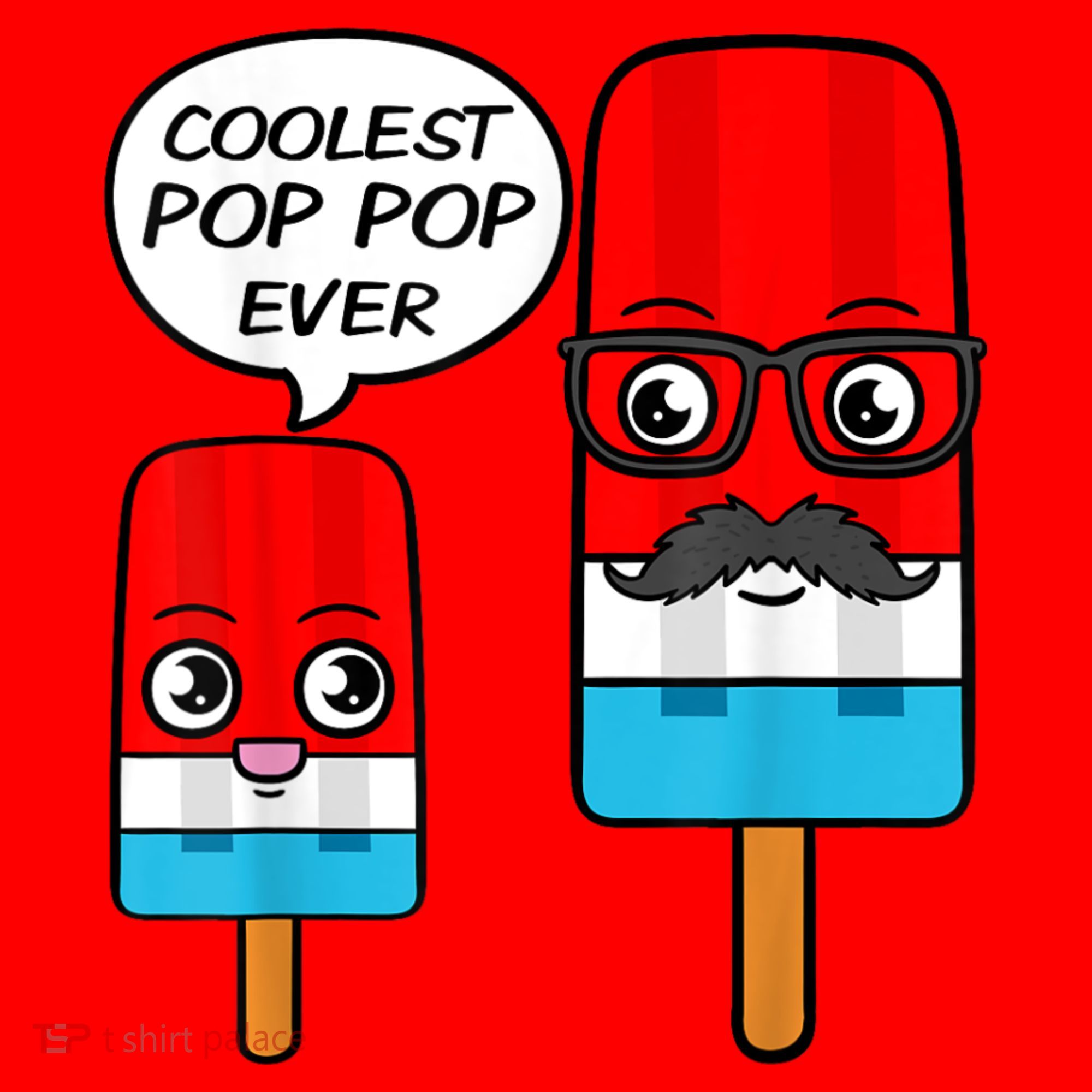Coolest Pop Ever Popsicle Funny Retro Bomb Fathers Day Gift Santa Hat