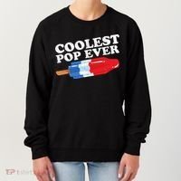 Coolest Pop Ever Popsicle Funny Retro Bomb Fathers Day Gift Women's Sweatshirt thumb 0