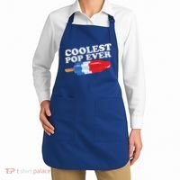 Coolest Pop Ever Popsicle Funny Retro Bomb Fathers Day Gift Apron thumb 2