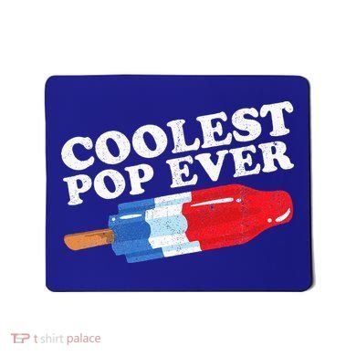Coolest Pop Ever Popsicle Funny Retro Bomb Fathers Day Gift Mousepad