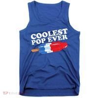 Coolest Pop Ever Popsicle Funny Retro Bomb Fathers Day Gift Tank Top thumb 0