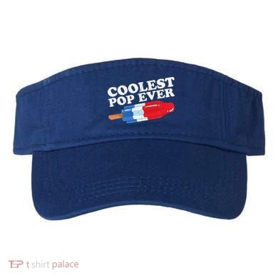 Coolest Pop Ever Popsicle Funny Retro Bomb Fathers Day Gift Visor