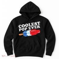 Coolest Pop Ever Popsicle Funny Retro Bomb Fathers Day Gift Hoodie thumb 0