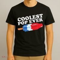 Coolest Pop Ever Popsicle Funny Retro Bomb Fathers Day Gift T-Shirt thumb 3