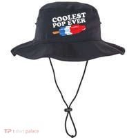 Coolest Pop Ever Popsicle Funny Retro Bomb Fathers Day Gift Bucket Hat thumb 0