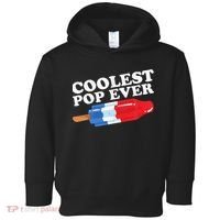 Coolest Pop Ever Popsicle Funny Retro Bomb Fathers Day Gift Toddler Hoodie thumb 0