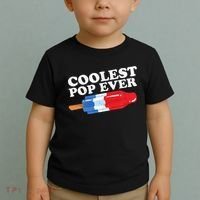 Coolest Pop Ever Popsicle Funny Retro Bomb Fathers Day Gift Toddler T-Shirt thumb 2