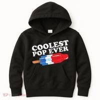 Coolest Pop Ever Popsicle Funny Retro Bomb Fathers Day Gift Kids Hoodie thumb 0