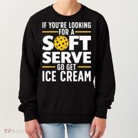Cool Pickleball For Men Women Pickle Ball Player Soft Serve Women's Sweatshirt thumb 0