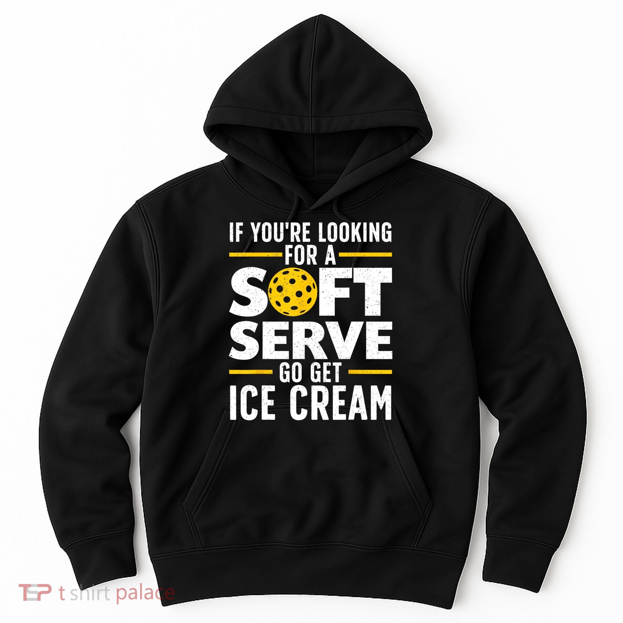 Cool Pickleball For Men Women Pickle Ball Player Soft Serve Hoodie