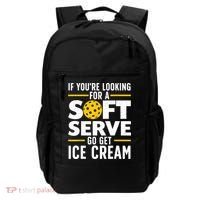 Cool Pickleball For Men Women Pickle Ball Player Soft Serve Backpack thumb 0