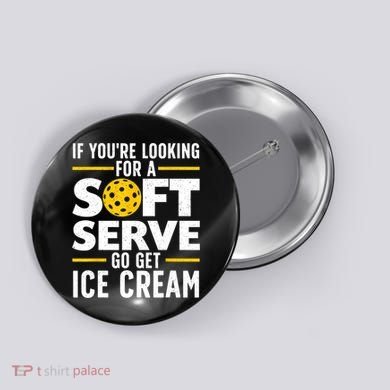 Cool Pickleball For Men Women Pickle Ball Player Soft Serve Button