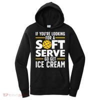 Cool Pickleball For Men Women Pickle Ball Player Soft Serve Women's Hoodie thumb 0