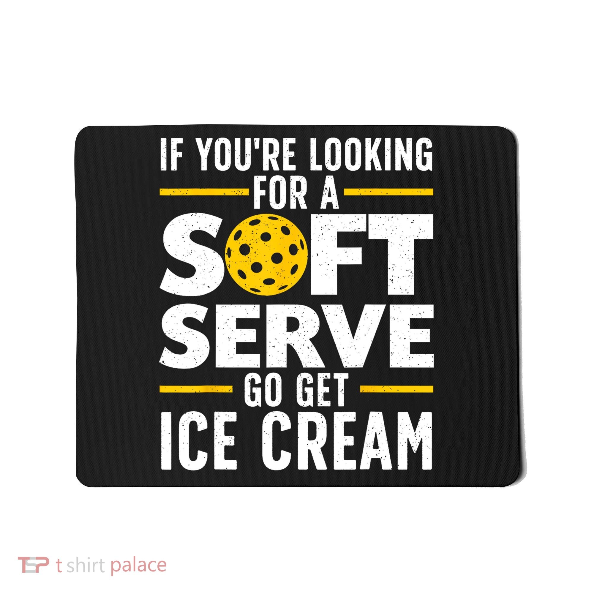 Cool Pickleball For Men Women Pickle Ball Player Soft Serve Mousepad
