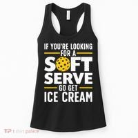 Cool Pickleball For Men Women Pickle Ball Player Soft Serve Women's Tank Top thumb 0